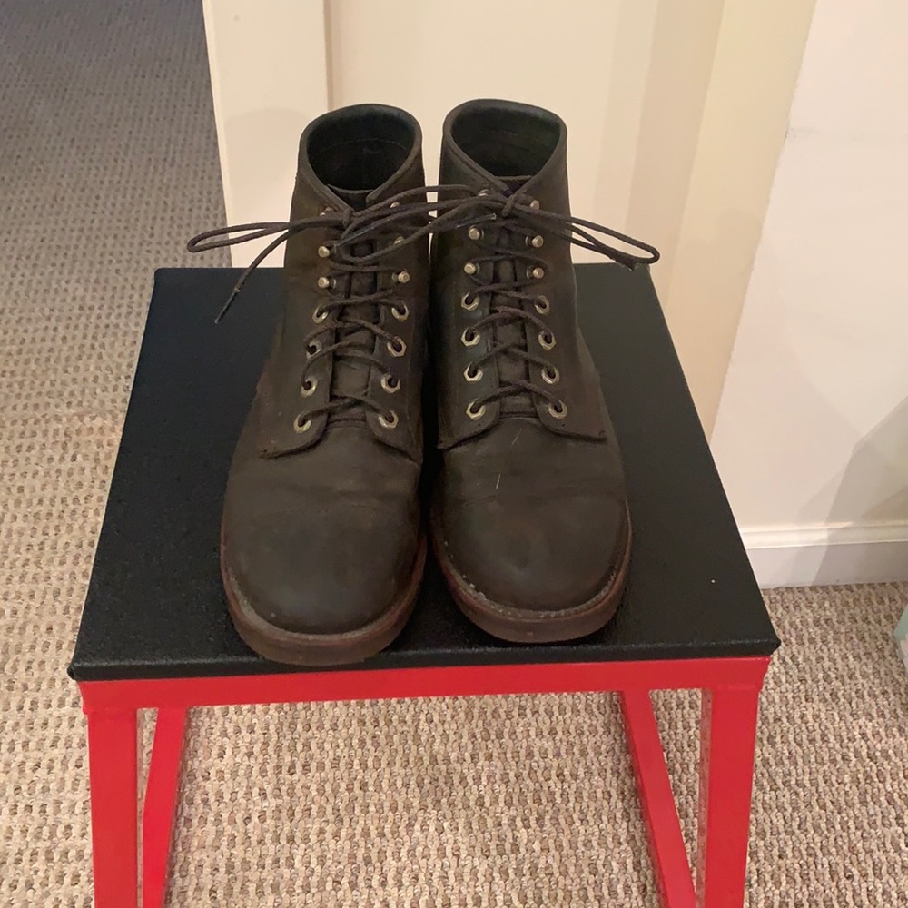 Chippewa cap toe boot shoes 10.5 Made for LL Bean